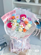 Load image into Gallery viewer, 轻轻柔柔想念·彩色的季节·花束(香皂花)