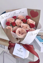 Load image into Gallery viewer, 咖啡时间🤎卡布奇诺7层香皂玫瑰花束(香皂花Soap flowers)