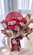 Load image into Gallery viewer, ❤️红粉色康乃馨鲜花花束(鲜花)