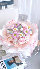 Load image into Gallery viewer, 真挚爱恋🌸粉色清新混合系花束(香皂花Soap flowers)