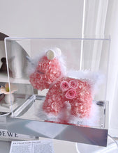 Load image into Gallery viewer, Preserved Flower 甜甜爱恋🩷(亚克力永生花小飞粉马)