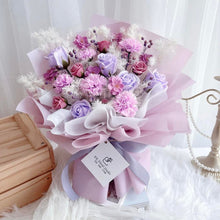 Load image into Gallery viewer, 世事本该如此,越简单越快乐💜紫色系(香皂花Soap flowers)