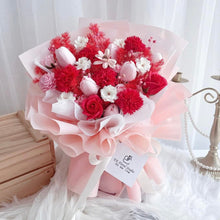 Load image into Gallery viewer, 热爱是所有的理由和答案❤️红色系(香皂花Soap flowers)