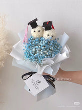Load image into Gallery viewer, 心之所向皆坦途,前路漫漫,步步生花(香皂花天蓝干花Soap flowers)