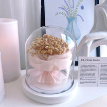 Load image into Gallery viewer, Preserved Flower Dome 满天星辰不及你,永恒不变(永生干花满天星玻璃罩)