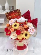 Load image into Gallery viewer, 新铺初开,温馨满怀(陶瓷招财猫香皂花Soap flowers)