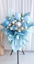 Load image into Gallery viewer, 生意兴隆通四海,财源茂盛(鲜花和仿真花Fresh Flower mix开业花篮)