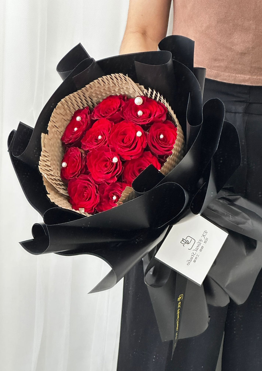 11 fresh red roses bouquet (only you) 11朵（鲜花）红玫瑰花束·一心只有你