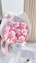 Load image into Gallery viewer, 花前，月下，此生不渝（仙女之吻香皂玫瑰Soap flowers）

