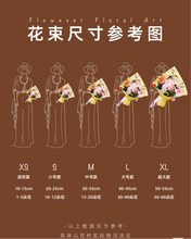 Load image into Gallery viewer, 18 Black Pink Soap Rose Flower Bouquet18朵红黑玫瑰花束（香皂花）
