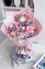 Load image into Gallery viewer, HELLO KITTY凯蒂猫 与生活和解，得失都随意（香皂花花束）
