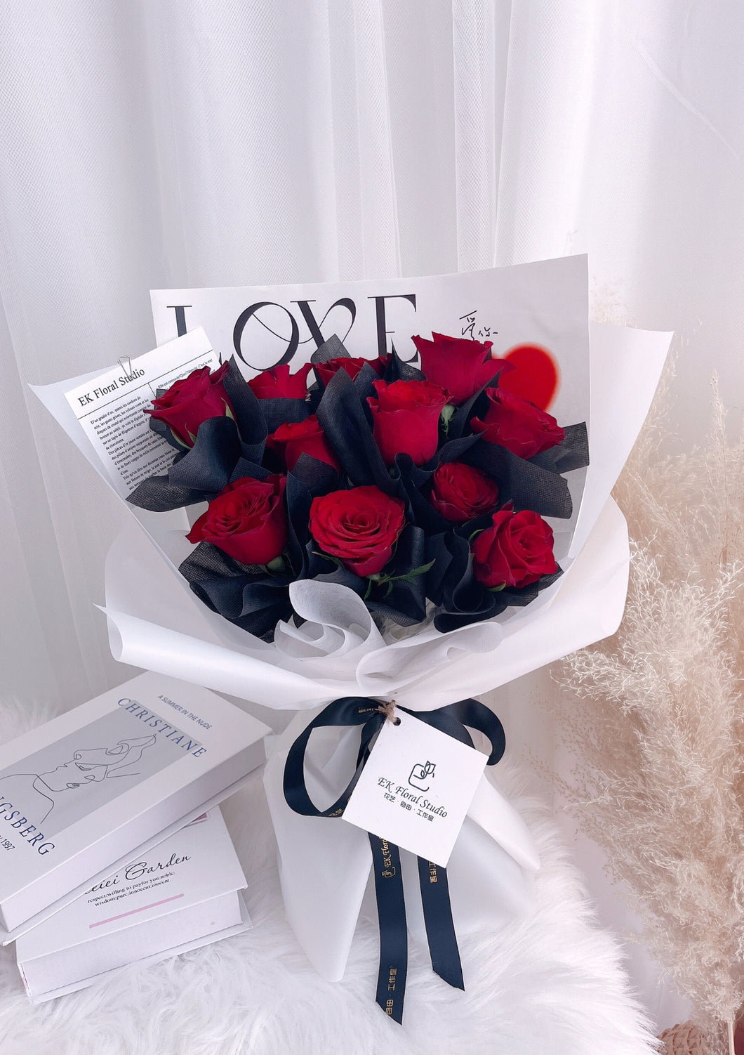 White Classic flowers red roses (You are my destiny) 白色经典（鲜花）红玫瑰·爱❤️的表达