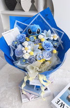 Load image into Gallery viewer, 史迪奇\史迪仔 Stitch 一生倾心·星河拥抱💙🩵（香皂花花束）
