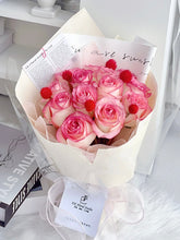 Load image into Gallery viewer, 是偏爱 是双向奔赴💕爱莎粉玫瑰（鲜花fresh flowers）
