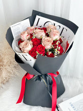 将图片加载到图库查看器，卡布奇诺红色多头（鲜花）玫瑰花束·不期而遇的爱你❤️
