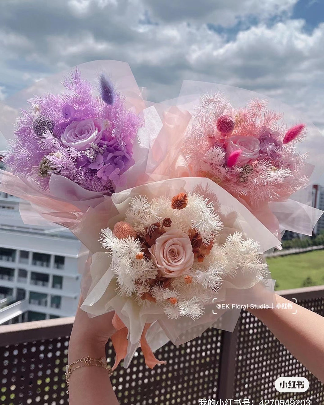 Preserved Flower Mini Bouquet 永生花迷你花束