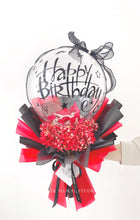 Load image into Gallery viewer, Balloon with Baby Breath Bouquet with SGD note 气球满天星钱花束
