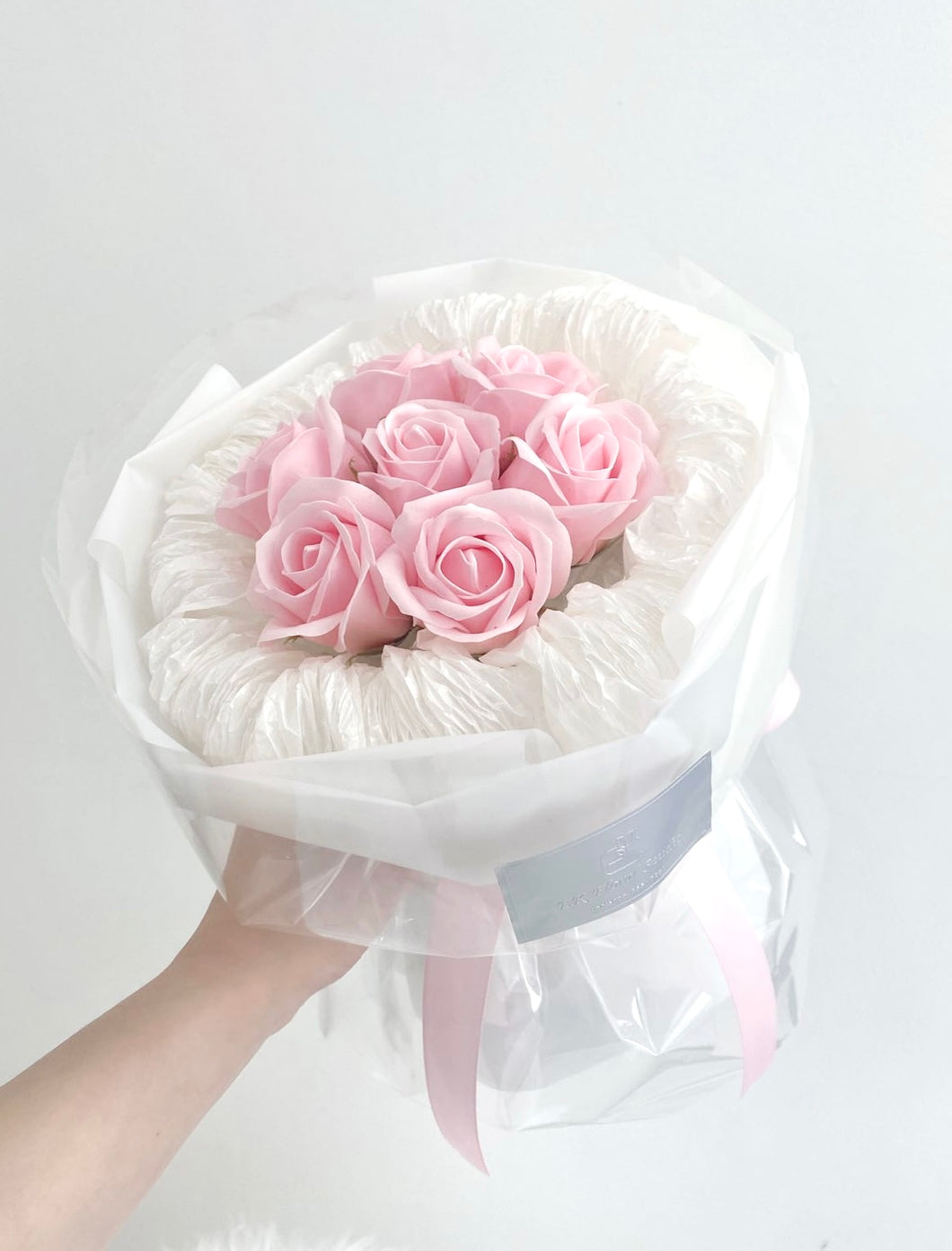 Pink Soap Rose Bouquet 粉色香皂玫瑰花束